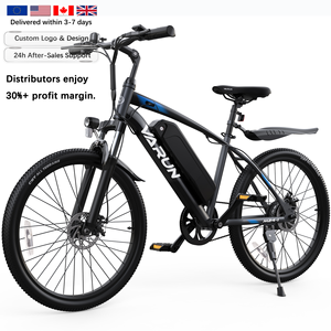 Xe đạp điện leo núi VARUN 24 inch, bán buôn xe đạp điện, 500W 36V, tốc độ tối đa 32km/h, giao hàng nhanh, có sẵn tại Canada, pin Lithium - Product Image 1