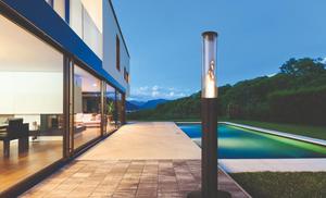 2.0m Moderne Renouvelable Non-Électrique Extérieur Verre Flamme Bois <span class=keywords><strong>Pellet</strong></span> Patio Chauffage Carbone Neutre Bio <span class=keywords><strong>Pellet</strong></span> Poêle - Product Image 6