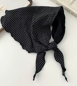 Bavaglino Quadrato Personalizzato a Pois in Poliestere per <span class=keywords><strong>Neonati</strong></span> e Bambini - Product Image 3