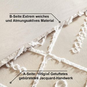 Ensemble <span class=keywords><strong>de</strong></span> <span class=keywords><strong>housse</strong></span> <span class=keywords><strong>de</strong></span> <span class=keywords><strong>couette</strong></span> trois pièces quatre saisons, tissu texturé, <span class=keywords><strong>housse</strong></span> <span class=keywords><strong>de</strong></span> <span class=keywords><strong>couette</strong></span> personnalisée unie - Product Image 2