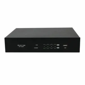 Dante Network 4 In 4 Out DSP Configurable Digital Audio Processor with AFC, AEC, ANS, AGC, ANC, Ducker