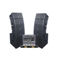 Haut-parleur coaxial professionnel double 5 pouces Mini Line Array Active Sound System pour réunions en plein air Impédance Morin Cox-5.4 8ohm