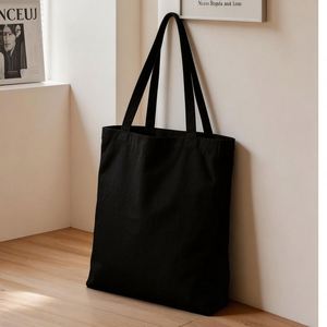 Bolsa de Lona de Algodón Puro Colorida al por Mayor, Bolsa de Compras de Lona de Algodón de Mano Estilo Ins, Bolsa de Compras Diaria de Lona - Product Image 6