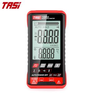 Multimètre numérique intelligent TASI TA804A, auto-échelle, 6000 points de lecture, haute précision, rechargeable, multi-testeur, grand écran - Product Image 1