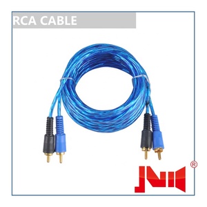 Câbles audio et vidéo en PVC de qualité industrielle, conducteur CCA, RCA, pour voiture, HDTV, stéréoscopique, enroulé, 1,5 m, 3 m, 5 m, 100 m, tressé, en stock - Product Image 1