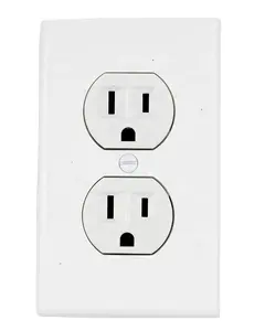 Duplex Receptacle 15A 125V American Wall Outlet Electrical Power Socket, wall socket outlet, UL approved outlet receptacle
