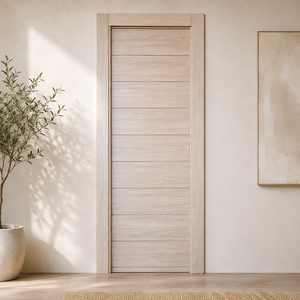 Puerta Rectangular Minimalista Moderna de Madera de Canarino Sólida Hecha a Mano, Multifuncional y Duradera para Decoración de Interiores de Sala de Estar - Product Image 2