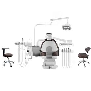 독일 급료 현대 디자인 형식 치과 의자 판매를 위한 호화스러운 연약한 Microfiber 가죽 방석 치과 단위 - Product Image 6