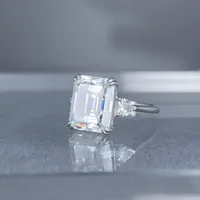 Bague en argent sterling 925 de la marque MuShan, avec moissanite VVS, bague tendance pour petite amie, plaquée or véritable 18 carats, bagues brevetées MST