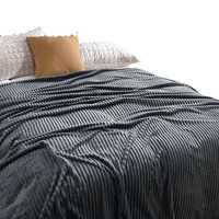 Couvertures d'hiver en polaire corail solide pour lits, plaids en fausse fourrure, couvre-lits, housses de canapé, couvertures douces et moelleuses à carreaux