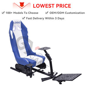 GY017 ODM OEM Soporte lumbar Juego Asiento Sim Racing Simulador de conducción Cabina para PC, Playstation 2 3,Logitech G25,G27,G29,PXN - Product Image 3