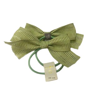 Accessoire pour cheveux d'enfant à nœud rayé ajouré, élastique simple, corde à cheveux, coiffe de princesse simple style coréen pour bébé - Product Image 5
