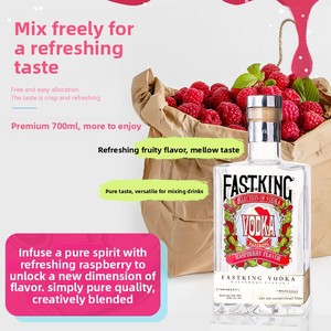 <span class=keywords><strong>Vodka</strong></span> aromatisée à la framboise de qualité supérieure, origine Chine, 700 ml |   Spiritueux pur distillé pour bar, hôtel et fêtes à domicile - Product Image 1