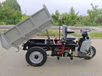 Camion à benne basculante à trois roues de 1 tonne avec moteur diesel à démarrage électrique CHANGCHAI pour mini camion à benne basculante