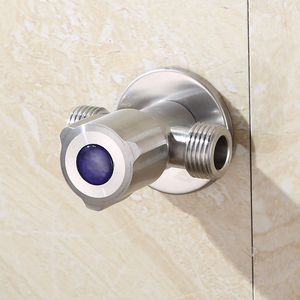 Robinet d'angle en acier inoxydable, filetage mâle de 18 mm, débit élevé pour applications d'eau chaude et froide - Product Image 1