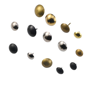 Clous de style antique 25 30 40 45 mm, nickelés, pour quincaillerie de meubles, portes, canapés, épingles à tête, design traditionnel durable - Product Image 5