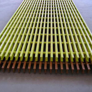 FRP I Balkens tange gitter Glasfaser verstärkte Kunststoffe Pul trudi ertes Gitter GFK-Pultrusions gitter - Product Image 5