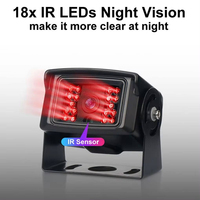 Caméra de recul AHD 720P avec vision nocturne et conception étanche grand angle pour montage avant ou arrière sur véhicules
