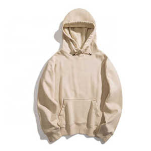 Sudadera con Capucha para Hombre 100% Algodón, Felpa Francesa Gruesa, Personalizada, Talla Grande, Diseño Sólido, Impresión Serigráfica para Otoño - Product Image 4
