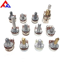 Wh148 Type 3-pin 5-pin 6-pin Sound Potentiometer 10k 25k 50k 100k Rotary Game Potentiometer