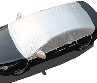 Housse de protection pour véhicule, imperméable, en aluminium, couleur universelle, protection quatre saisons, avec dessus réfléchissant