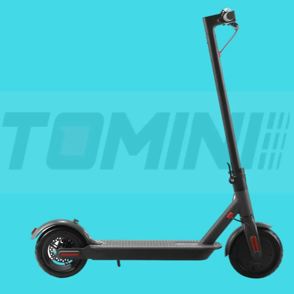 Tomini-patinete eléctrico plegable, monopatín de dos ruedas, con aplicación bluetooth