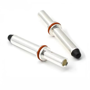Connecteurs de borne à courant élevé ADB Edinburgh EV, plaqués argent, mâle/femelle, à ressort couronne, pour pistolets de recharge 3.0 et 6.0 - Product Image 1