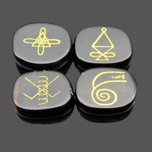 Diy fábrica profesional fabricante de grabadores de piedra piedras preciosas grabadas inspiradoras piedras de chakra crudas cristales - Product Image 5