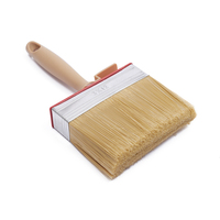 Bloc de poils mélangés Manche en bois ergonomique Brosses de bloc Brosse de peinture murale