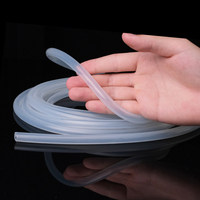 Tuyau en caoutchouc silicone inodore pour machine à eau potable domestique, résistant aux hautes températures, élastique, transparent et pur