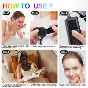 Phenitech, красная и синяя и желтая маска для подтяжки лица, Латинская американская силиконовая маска для шеи, спектрометр с косметической маской для шеи - Product Image 3