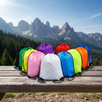 Sac à cordon personnalisé, sac à dos de sport décontracté pour l'extérieur, sac à cordon avec logo personnalisé, sacs à cordon pour événements et cadeaux promotionnels
