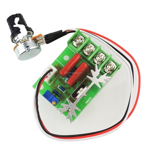 Module de régulation de vitesse SCR 2000W 220V AC avec bouton externe, contrôleur de tension de moteur PWM, carte variateur de vitesse - Product Image 3
