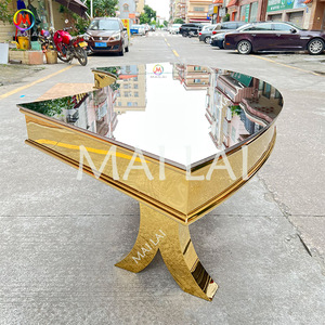 Muebles de hotel, mesa de boda, comedor con forma de media luna, recepción, cena VIP, círculo redondo, mesa grande para fiesta de eventos - Product Image 3