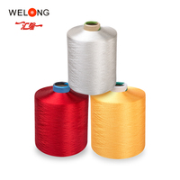 Fil à broder 100% polyester teint, écologique, pour broderie et tissu