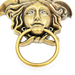 Wejoy, высокое качество, Заводские бронзовые молотки медузы, ручки для мебельной фурнитуры, ручки с вытяжным кольцом - Product Image 4