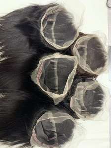 Perruque complète en dentelle HD en cheveux humains, qualité 10A 12A, sans colle, cheveux vierges bruts 100% naturels, vente en gros d'usine - Product Image 6