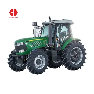 Tractor agrícola de cuatro ruedas, 100hp, para varios trabajos