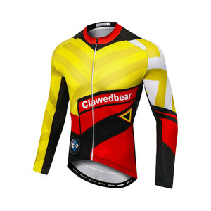 Bulk Custom Color Matching Sublimation Printed Style Material UV Protection <b>Long</b> <b>Sleeve</b> Spring Autumn Road Bike <b>Cycling</b> <b>Jersey</b> - Product Image 2