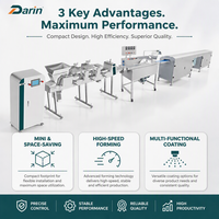 Ligne de production entièrement automatique de barres énergétiques aux céréales, aux noix et au soja en acier inoxydable, machine industrielle de fabrication de barres énergétiques 100 kg/h