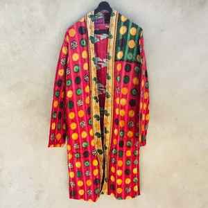 Super Quality Handmade Vintage Silk Saree Kimino <b>Robe</b> Patchwork Boho Loungewear Part & <b>Beach</b> Wear Wholesale Price - Product Image 4