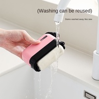 9cm Dual-Ended Lint Roller mit wasch barem selbst klebendem und statischem Bürsten rotations kopf zur Selbst reinigung und Haar aufbewahrung mit Lanyard
