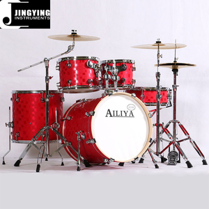 Juegos de batería de música Jingying 2024, precio al por mayor, carcasa de arce con chapa de PVC Premium, kits de batería de Jazz <span class=keywords><strong>para</strong></span> <span class=keywords><strong>niños</strong></span>/Principiantes/adultos - Product Image 3