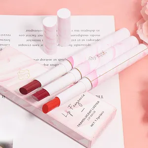 Lippenbalsam Stift Geschenk-Sets feuchtigkeitsspendendes rosa Make-up Hersteller Kosmetik wasserdichter samt-nackter matter flüssiger Lippenstift