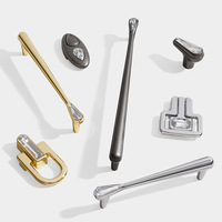 Poignées de tiroir et boutons de meuble Art Déco en cristal et alliage de zinc pour ensemble de quincaillerie de mobilier sur mesure haut de gamme pour toute la maison résidentielle