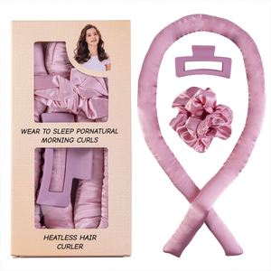 Oferta Especial: Rizador de Pelo Sin Calor de Satén, Set de Rodillos Suaves para Dormir, Diadema Rizador Sin Calor con Scrunchies y Clip - Product Image 1