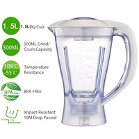 Vente Flash : Carafe de mixeur commercial 1,5 L avec poignée – Pièce de rechange