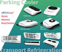 Aire Acondicionado de Estacionamiento 24V, Sistema de Refrigeración para Cabina de Camión de Techo 12V de Servicio Pesado, 2200W Eléctrico con Inversor DC de Ahorro de Energía