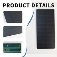 Panneau solaire PERC PET étanche non standard à haute efficacité avec logo et dimensions personnalisés pour capteurs IoT marins