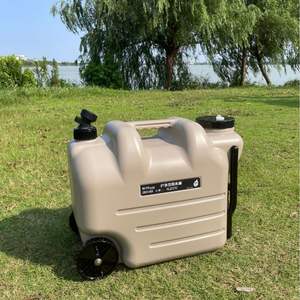 ถังน้ำแบบมีล้อพร้อมก๊อกน้ำสำหรับตั้งแคมป์กลางแจ้ง ขายดีที่สุด ความจุขนาดใหญ่ - Product Image 3